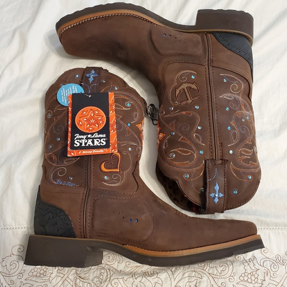 Tony Lama Shoes - NWT Tony Lama Stars Boots Size 9